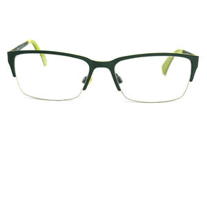 Cole Haan CH4004 318 Eyeglasses Frame Olive Green 55-17-140 Half Rim 19488